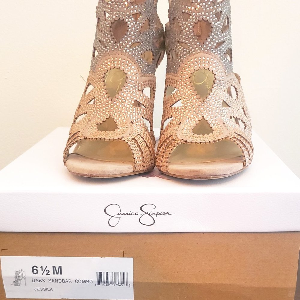 Jessica Simpson Dark Sandbar Heels
